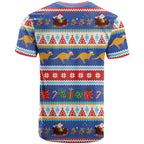 Australia Christmas T Shirt Xmas Beach Vibes Navy