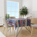 Australia Christmas Tablecloth Xmas Beach Vibes Navy