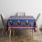 Australia Christmas Tablecloth Xmas Beach Vibes Navy