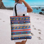 Australia Christmas Tote Bag Xmas Beach Vibes Navy