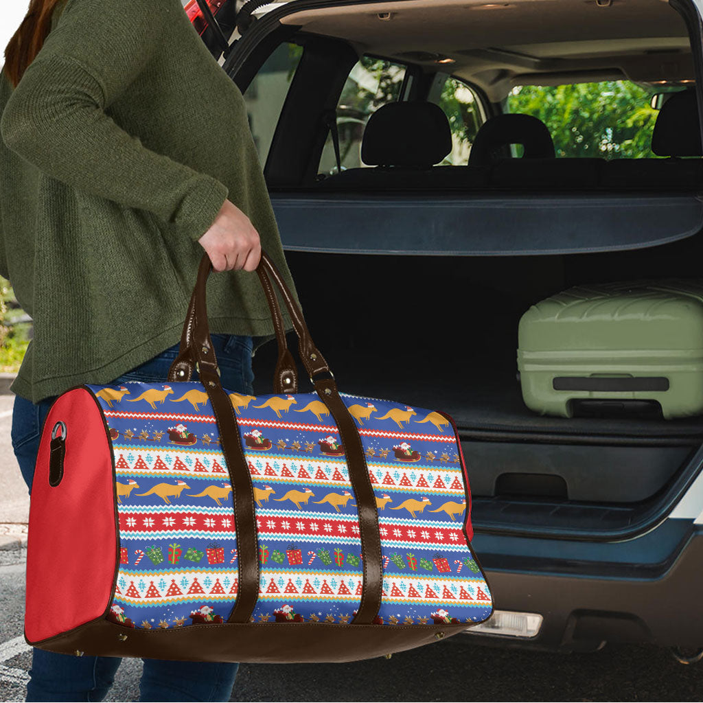 Australia Christmas Travel Bag Xmas Beach Vibes Navy