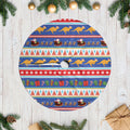Australia Christmas Tree Skirt Xmas Beach Vibes Navy