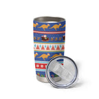 Australia Christmas Tumbler Cup Xmas Beach Vibes Navy