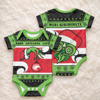 New Zealand Funny Christmas Baby Onesie Maori Tiki