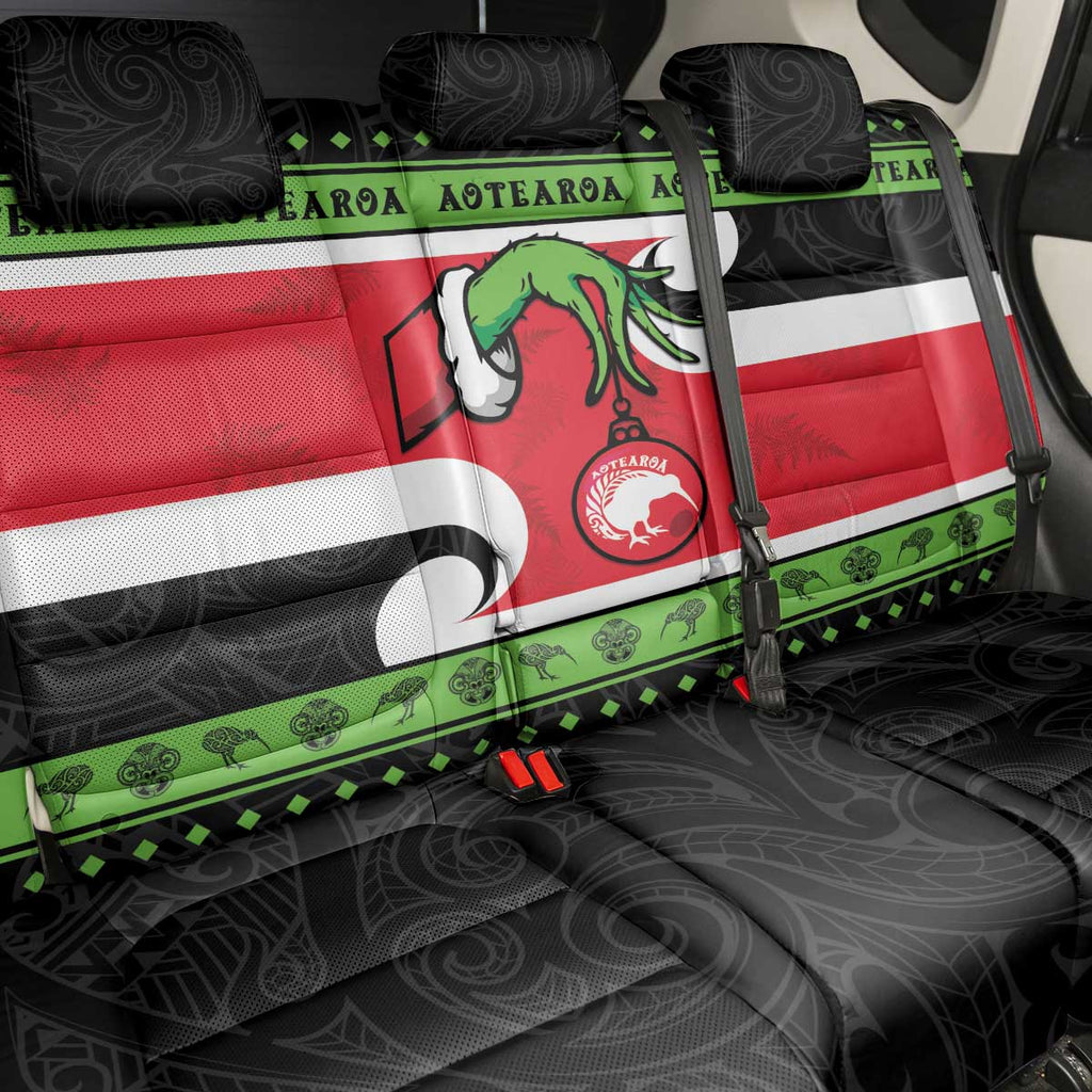 New Zealand Funny Christmas Back Car Seat Cover Maori Tiki