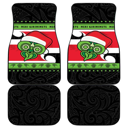 New Zealand Funny Christmas Car Mats Maori Tiki
