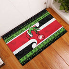New Zealand Funny Christmas Rubber Doormat Maori Tiki
