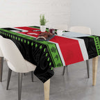 New Zealand Funny Christmas Tablecloth Maori Tiki