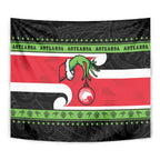 New Zealand Funny Christmas Tapestry Maori Tiki