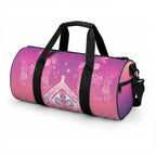 New Zealand Matariki Duffle Bag Maori Marae Purple Galaxy