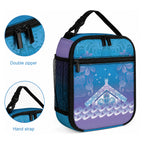 New Zealand Matariki Lunch Bag Maori Marae Cyan Galaxy