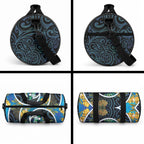 New Zealand Tui Bird Duffle Bag Maori Koru With Kowhai Flowers