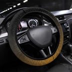 New Zealand Kiwi Bird Steering Wheel Cover Silver Fern Mix Maori Pattern