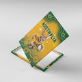 Australia Rugby 2024 Canvas Wall Art Go Wallabies Aboriginal Pattern