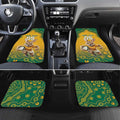 Australia Rugby 2024 Car Mats Go Wallabies Aboriginal Pattern