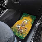 Australia Rugby 2024 Car Mats Go Wallabies Aboriginal Pattern