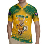 Custom Australia Rugby 2024 Rugby Jersey Go Wallabies Aboriginal Pattern