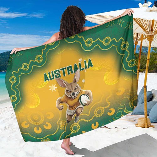 Australia Rugby 2024 Sarong Go Wallabies Aboriginal Pattern