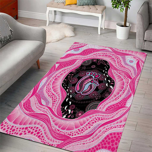Australia Mother's Day Area Rug Best Mum Ever Pink Version