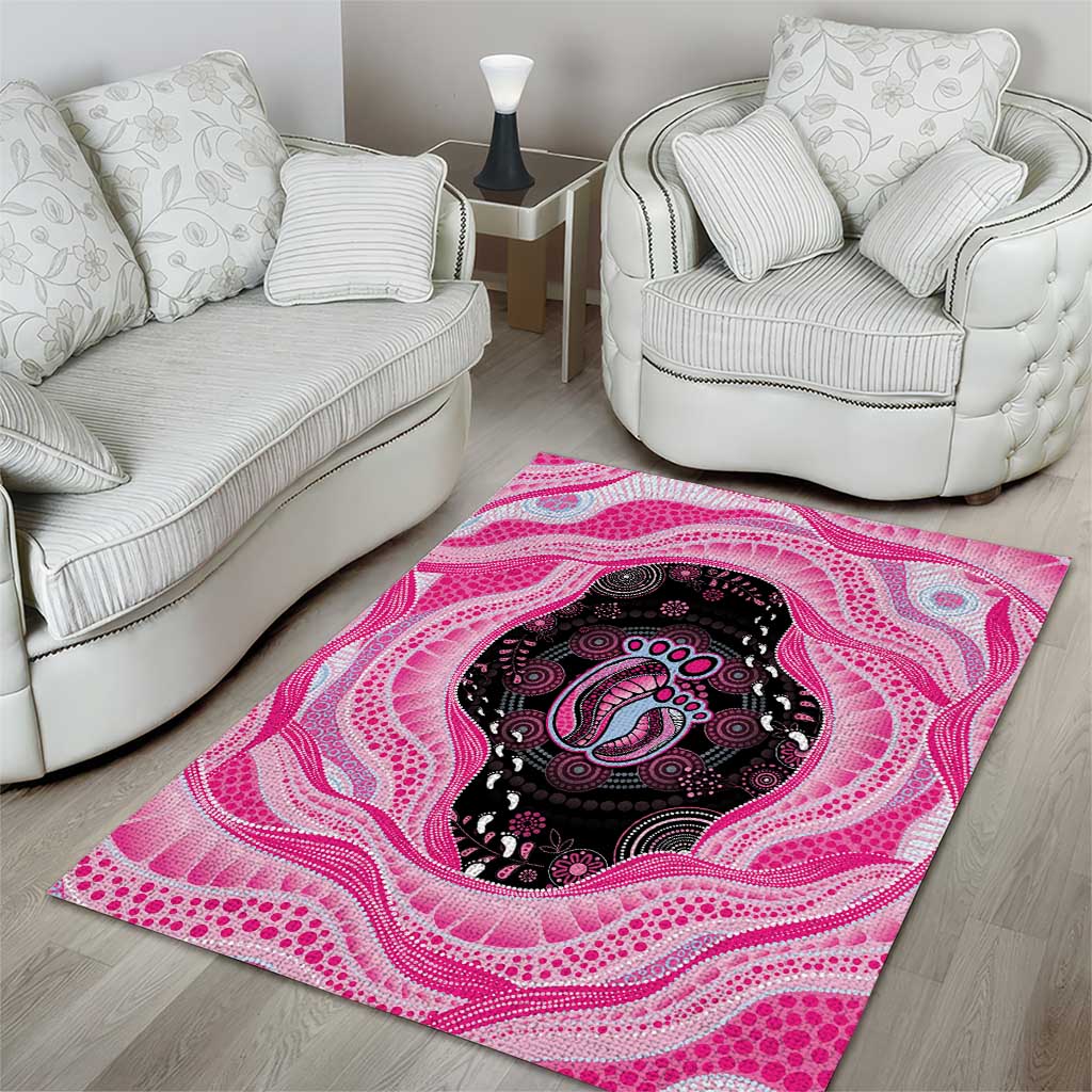 Australia Mother's Day Area Rug Best Mum Ever Pink Version