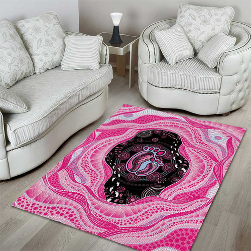 Australia Mother's Day Area Rug Best Mum Ever Pink Version