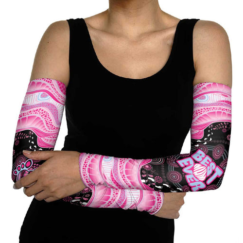 Australia Mother's Day Arm Sleeves Best Mum Ever Pink Version