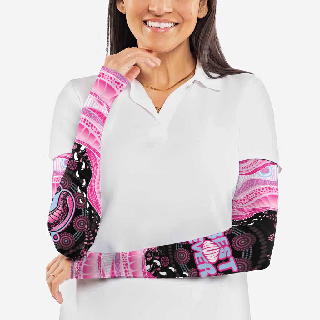 Australia Mother's Day Arm Sleeves Best Mum Ever Pink Version