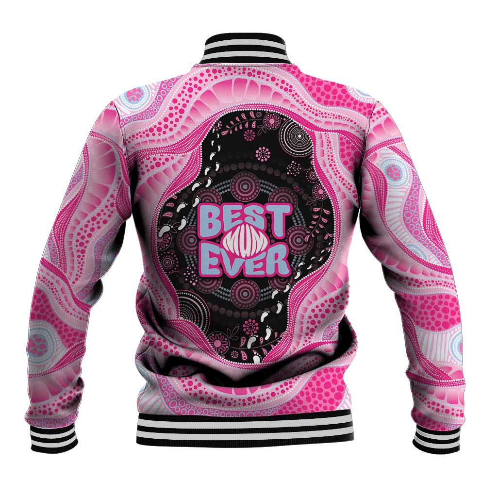 Australia Mother's Day Baseball Jacket Best Mum Ever Pink Version