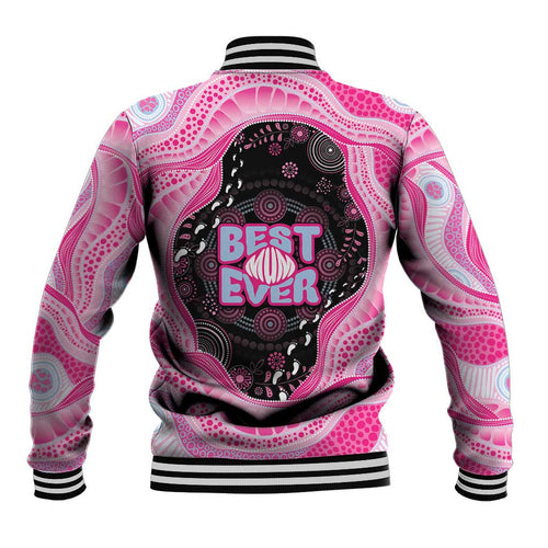 Australia Mother's Day Baseball Jacket Best Mum Ever Pink Version