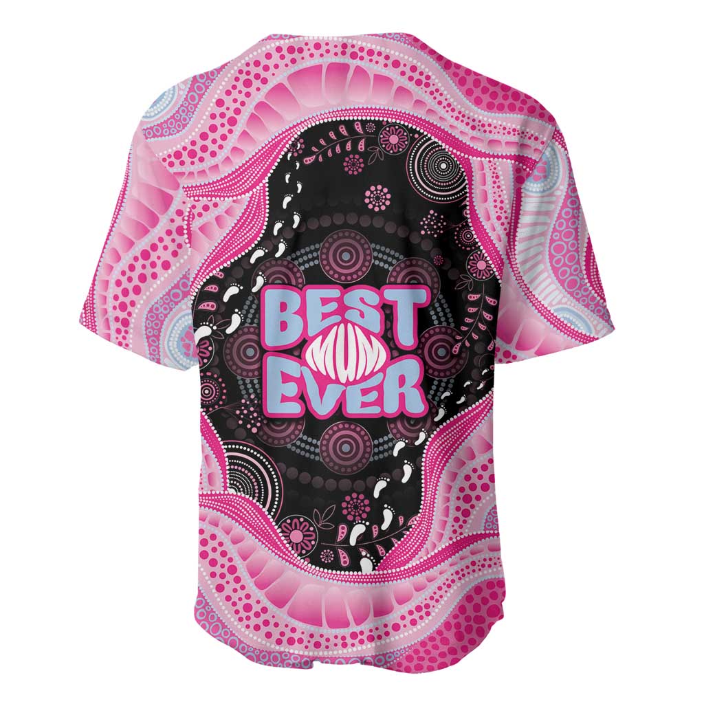Australia Mother's Day Baseball Jersey Best Mum Ever Pink Version