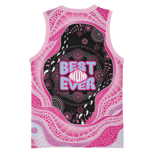 Australia Mother's Day Basketball Jersey Best Mum Ever Pink Version