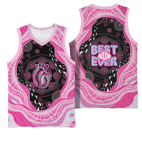 Australia Mother's Day Basketball Jersey Best Mum Ever Pink Version