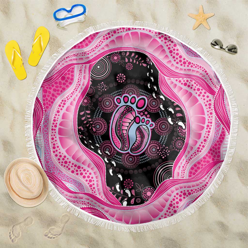 Australia Mother's Day Beach Blanket Best Mum Ever Pink Version