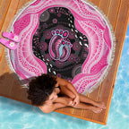 Australia Mother's Day Beach Blanket Best Mum Ever Pink Version
