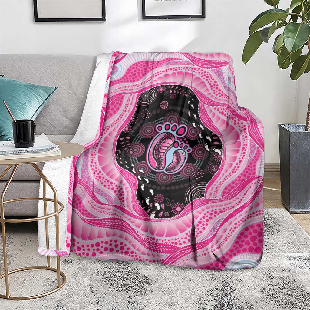 Australia Mother's Day Blanket Best Mum Ever Pink Version