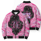 Australia Mother's Day Bomber Puffer Jacket Best Mum Ever Pink Version