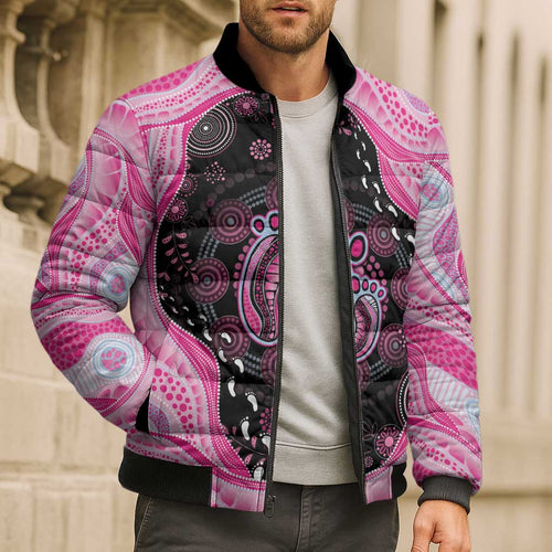 Australia Mother's Day Bomber Puffer Jacket Best Mum Ever Pink Version