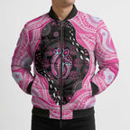 Australia Mother's Day Bomber Puffer Jacket Best Mum Ever Pink Version