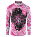 Australia Mother's Day Button Sweatshirt Best Mum Ever Pink Version