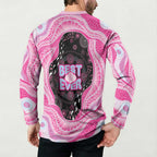 Australia Mother's Day Button Sweatshirt Best Mum Ever Pink Version