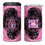 Australia Mother's Day 4 in 1 Can Cooler Tumbler Best Mum Ever Pink Version
