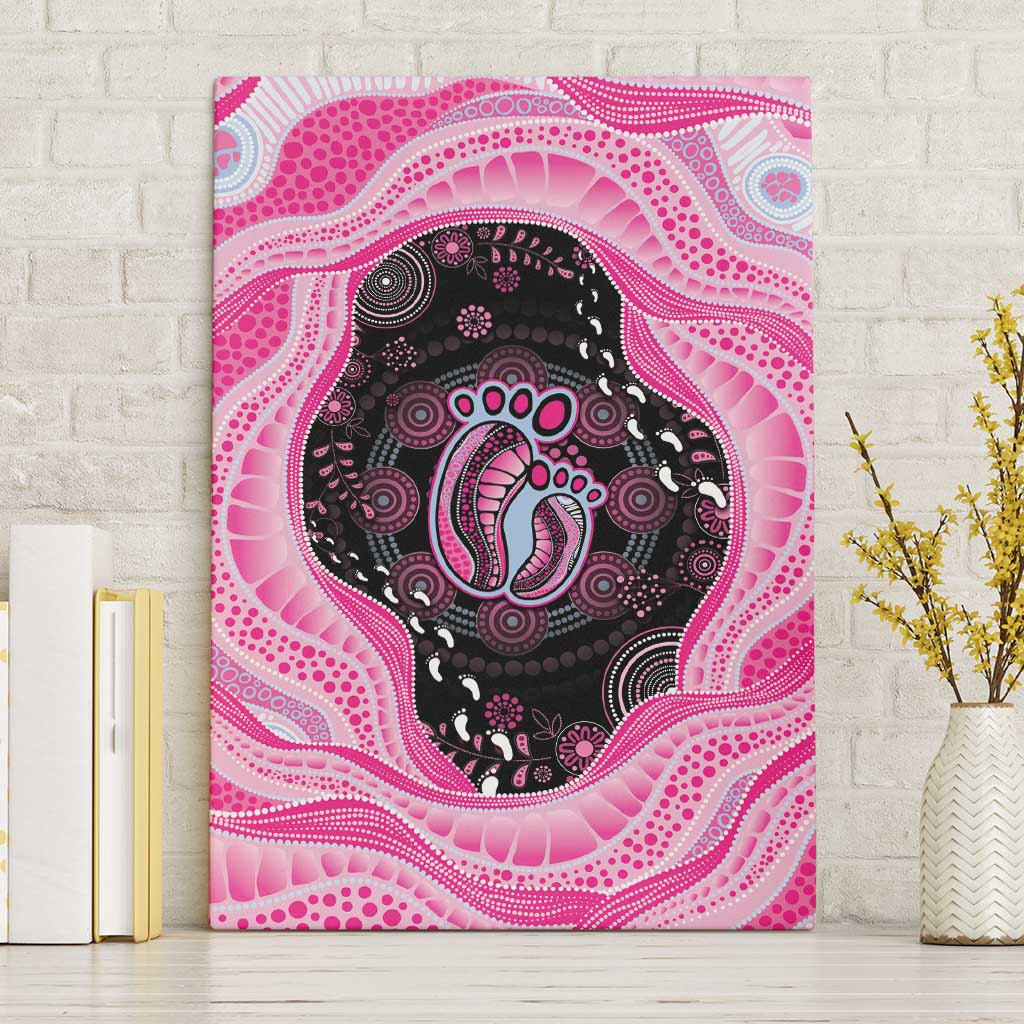Australia Mother's Day Canvas Wall Art Best Mum Ever Pink Version