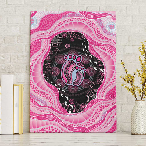 Australia Mother's Day Canvas Wall Art Best Mum Ever Pink Version