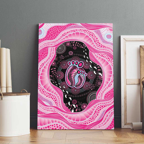 Australia Mother's Day Canvas Wall Art Best Mum Ever Pink Version