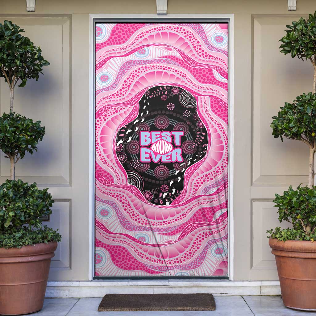 Australia Mother's Day Door Cover Best Mum Ever Pink Version