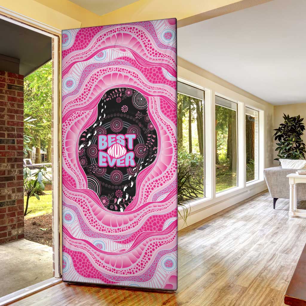 Australia Mother's Day Door Cover Best Mum Ever Pink Version