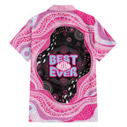 Australia Mother's Day Family Matching Mermaid Dress and Hawaiian Shirt Best Mum Ever Pink Version