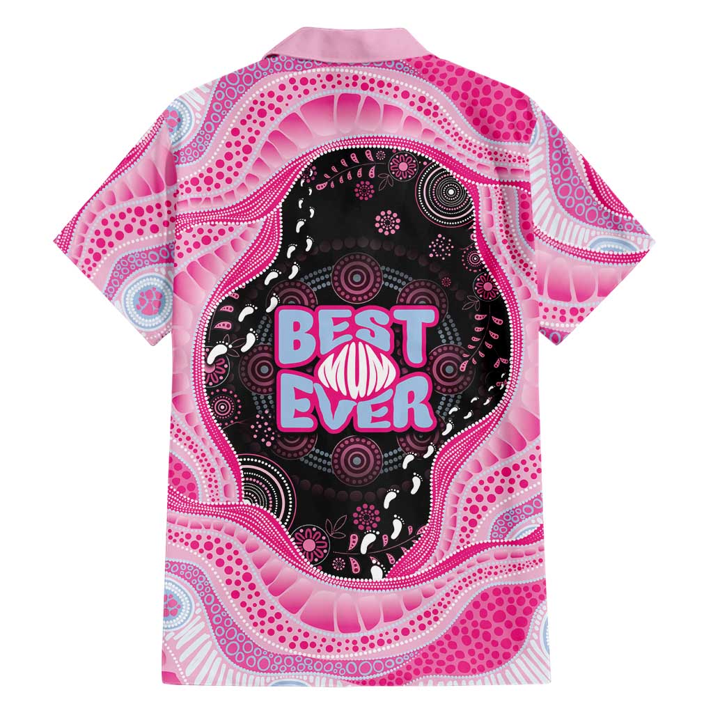 Australia Mother's Day Family Matching Tank Maxi Dress and Hawaiian Shirt Best Mum Ever Pink Version