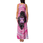 Australia Mother's Day Family Matching Tank Maxi Dress and Hawaiian Shirt Best Mum Ever Pink Version