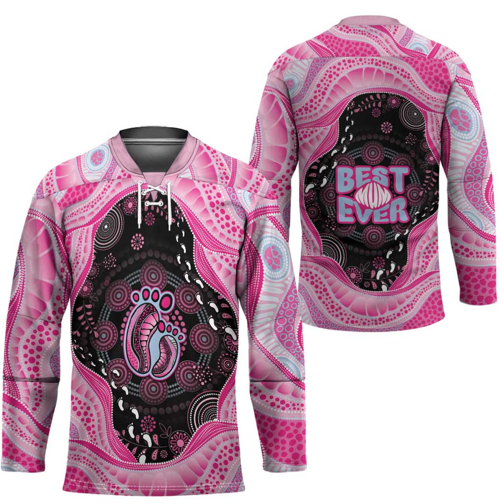 Australia Mother's Day Hockey Jersey Best Mum Ever Pink Version